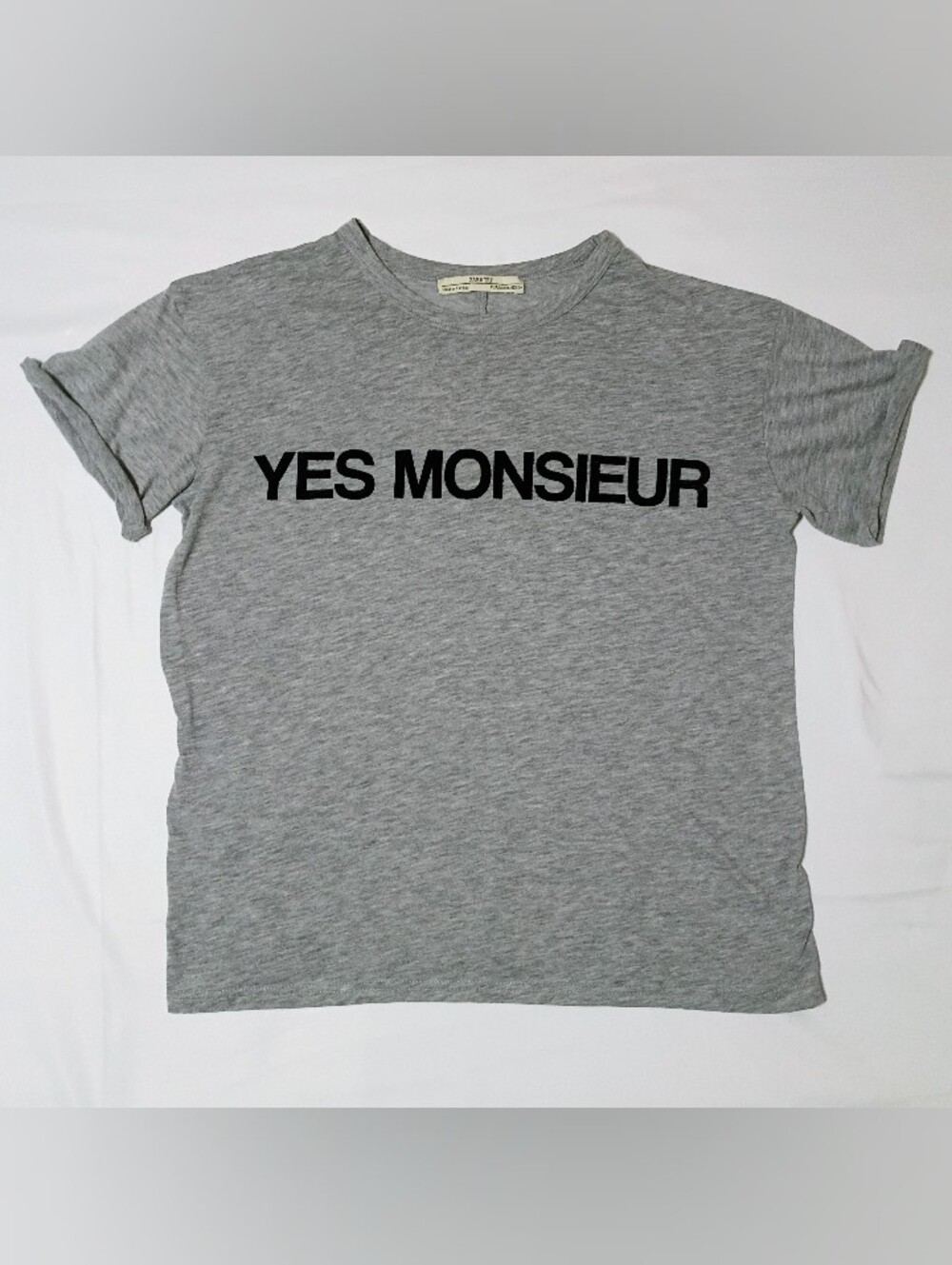 Zara "Yes Monsieur" Slouchy Tee